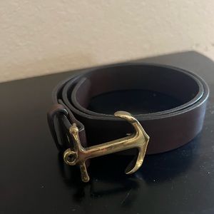 Kids leather belt